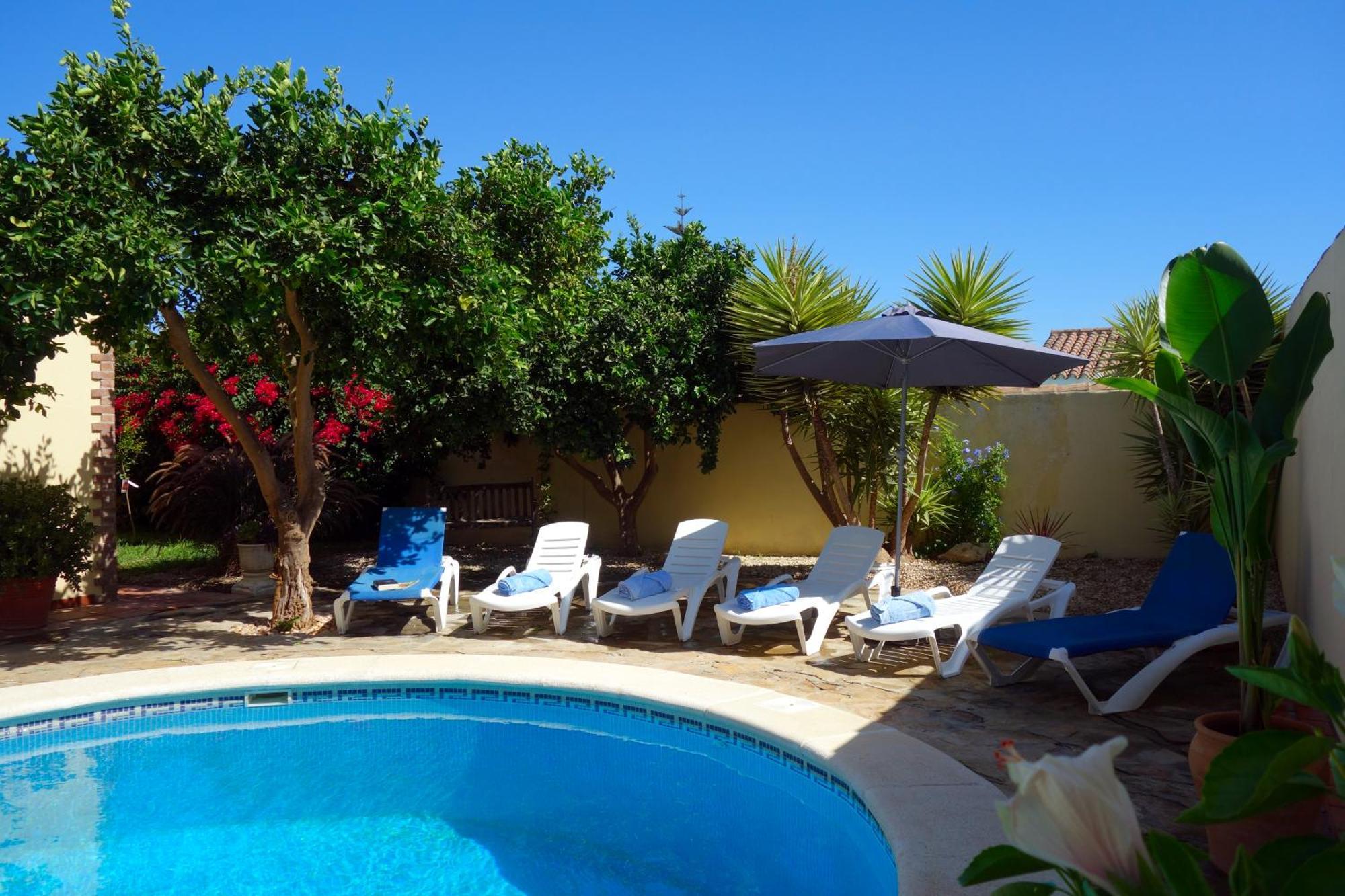 Casa Limon - Ferienhaus - Pool - Klimaanlage - W-Lan Chiclana de la Frontera Exterior foto